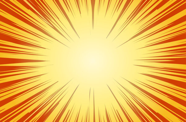 Солнечные лучи для комиксов 