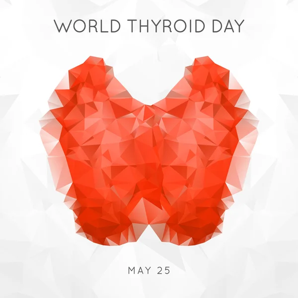 Thyroid Solidarity Day. Vector Illustration. — Stock Vector