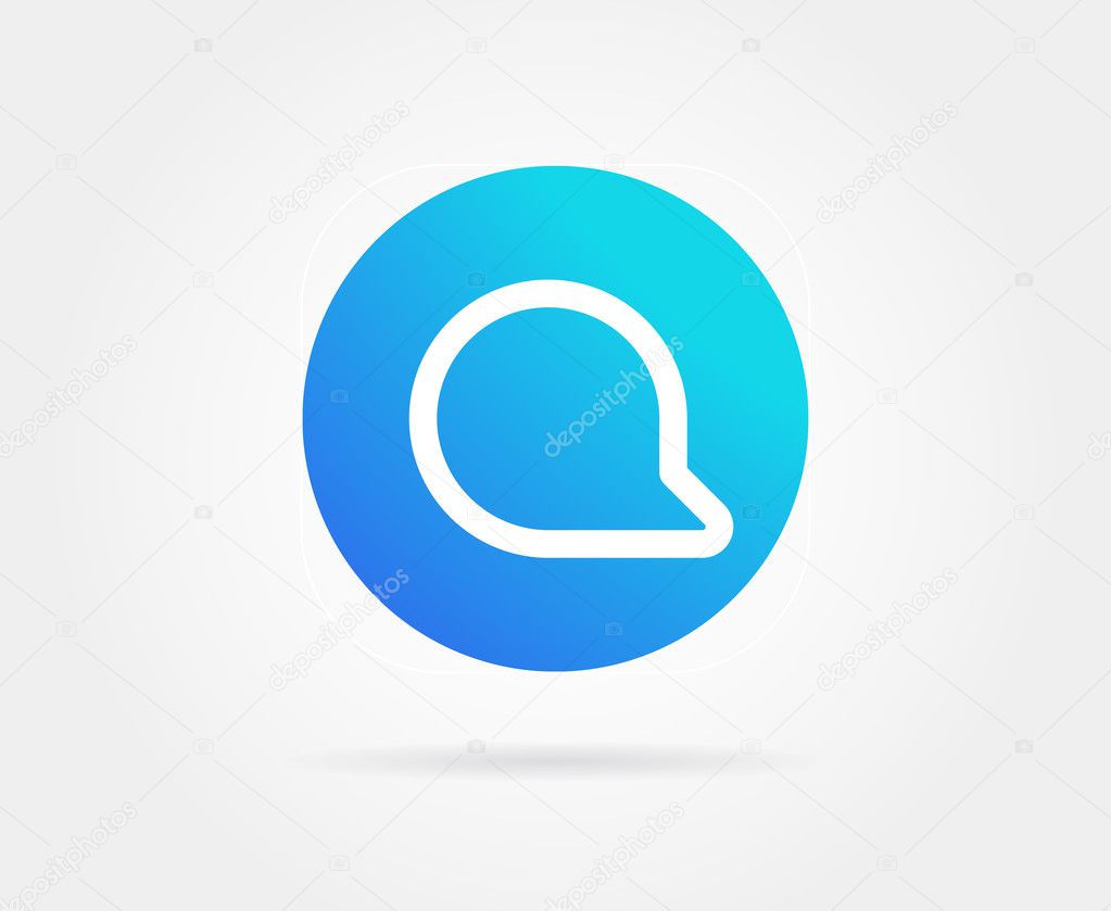 App Icon Template. Vector 