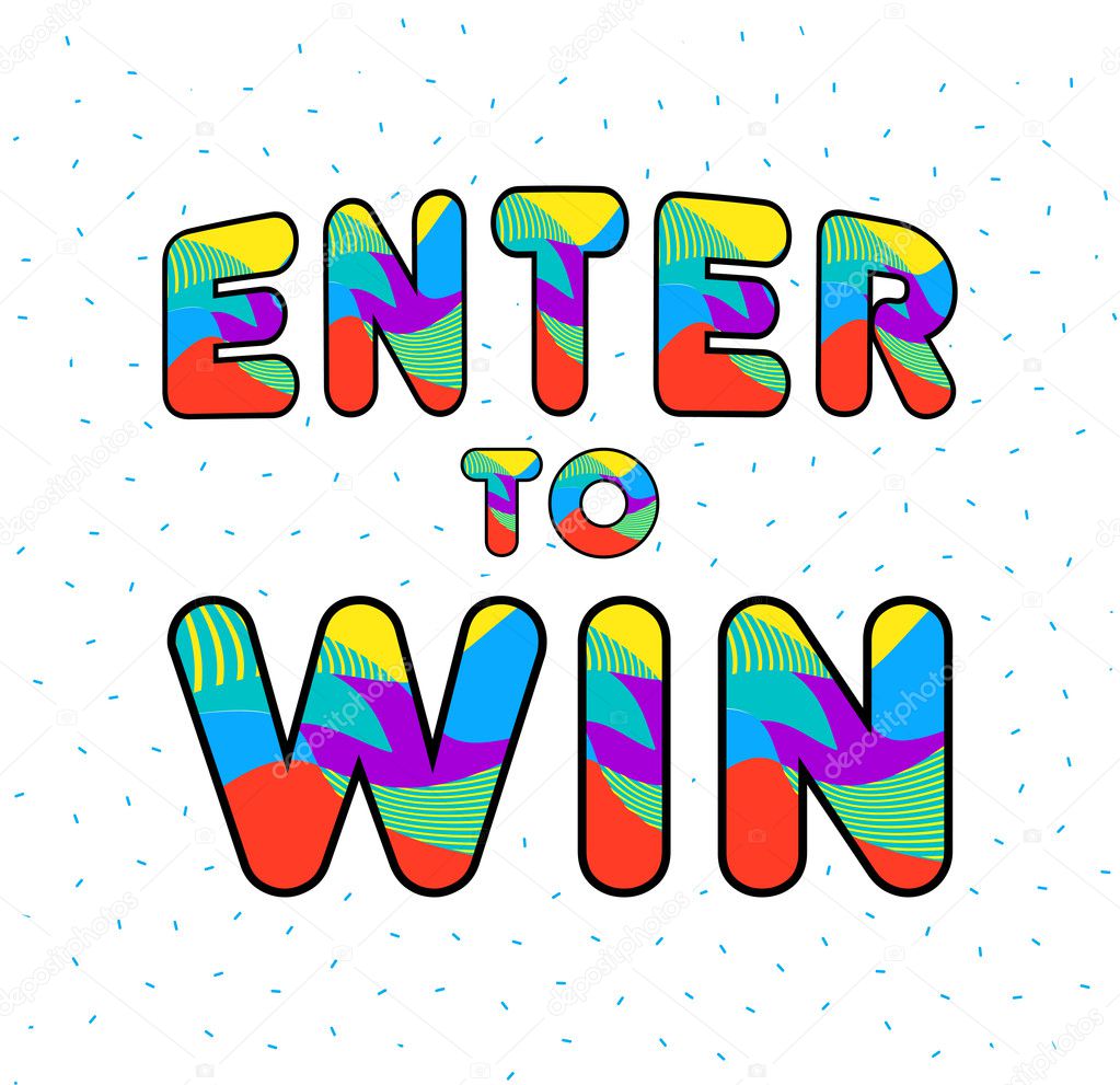 Enter to Win Vector Sign Stock Vector Image by ©ckybe #126540494