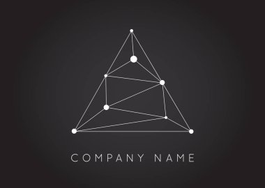 Poligonal renkli Logo