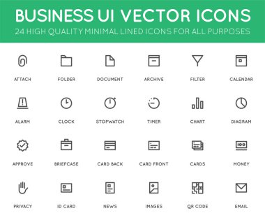 Sistem kullanıcı arabirimi Icon Set