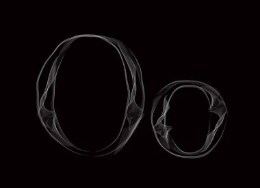 Yazı tipi türü harf Oo pus