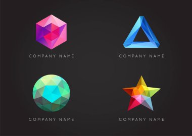 Trendy Triangulated logosu öğeleri