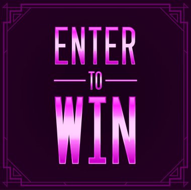 Win Sign poster için girin