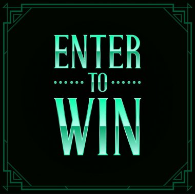 Win Sign poster için girin