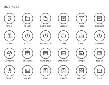 kullanıcı arabirimi Icon set