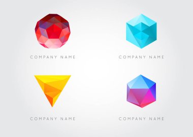 Trendy Triangulated logosu öğeleri