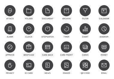 kullanıcı arabirimi Icon set