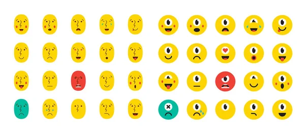 Conjunto de Emoticons para Dispositivos —  Vetores de Stock