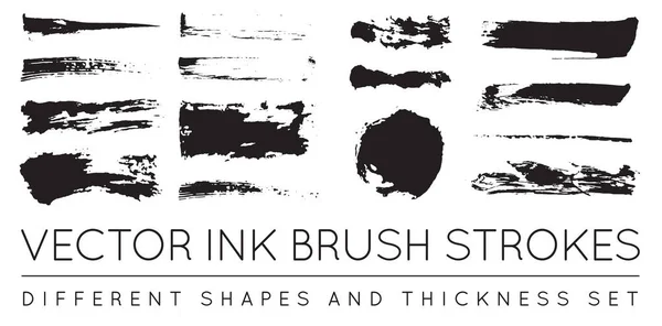 Pen Ink Brush Strokes