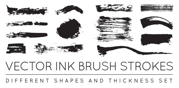 Pen Ink Brush Strokes