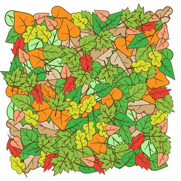 Sommer und Herbst Herbst — Stockvektor