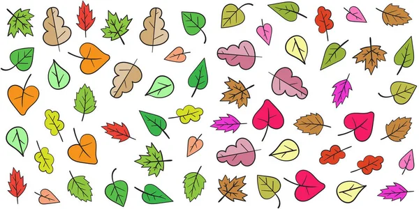 Zomer en herfst herfst — Stockvector