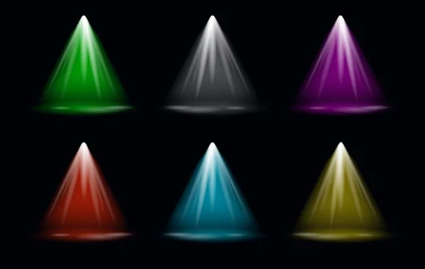 Conjunto de proyector de efecto de luz — Vector de stock