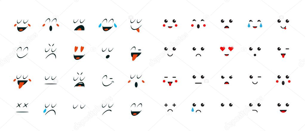 Set of Emoticons for Devices