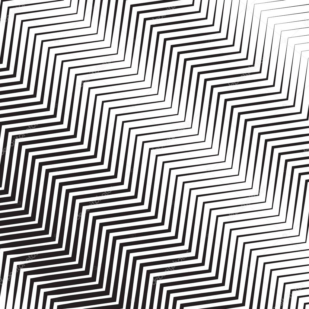 Edgy Zigzag Lines Pattern