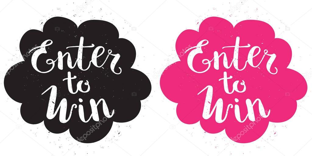 Enter to Win Sign Set