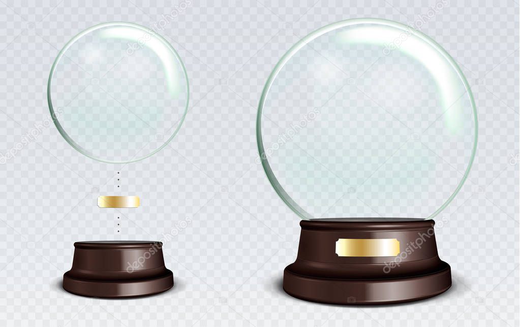 Empty Snow Globes