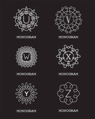 Monogram Tasarım şablonunu ayarla