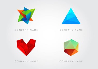 Trendy Triangulated logosu öğeleri