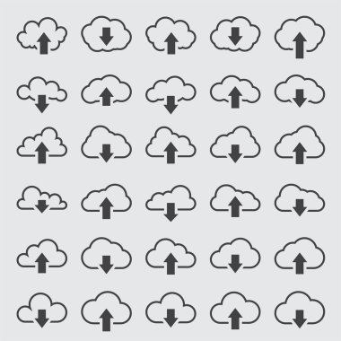 Bulut satır simgeler kümesi