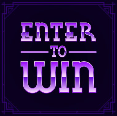 Win Sign poster için girin