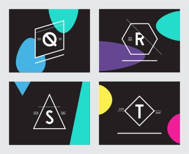 En az geometrik çizgili şablon kümesi