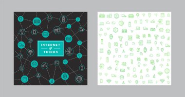 Internet of Things arka planında kümesi