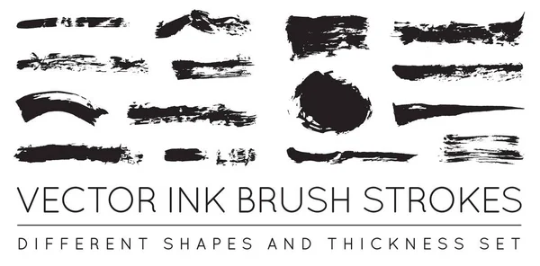 Pen Ink Brush Strokes