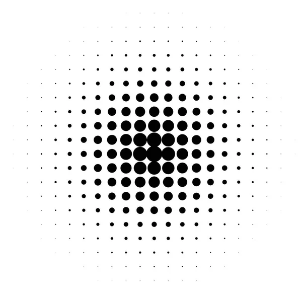 Circle Halftone Halftone Dot Pattern Vector Illustration — Stock Vector