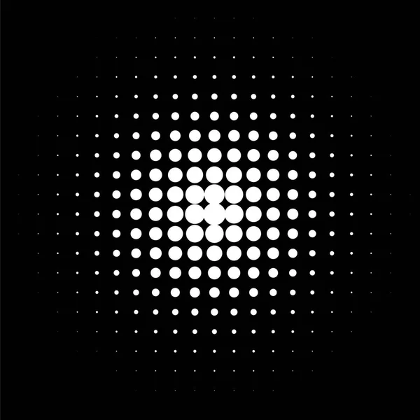 Circle Halftone Halftone Dot Pattern Vector Illustration — Stock Vector