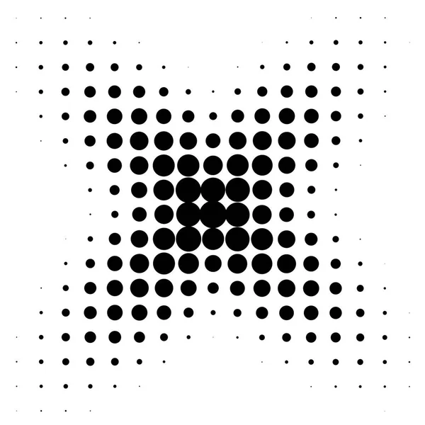 圆半色调 半色调点图案 矢量插图 — 图库矢量图片