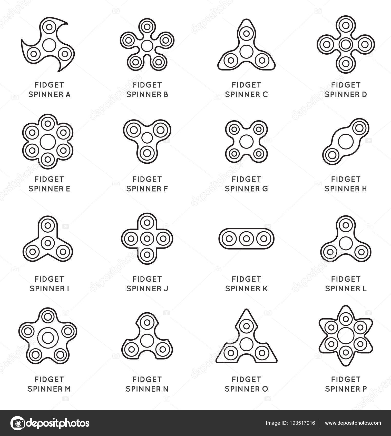 fidget spinner shape