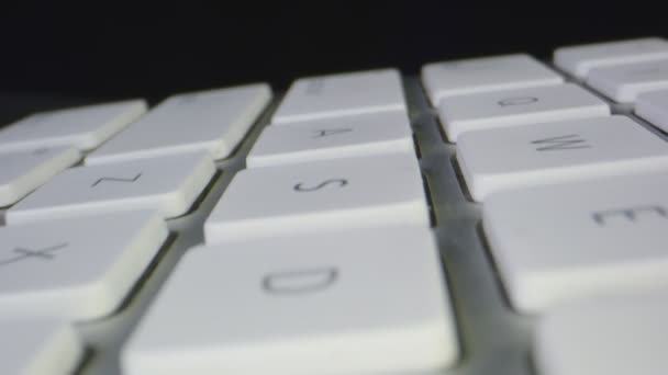 计算机键盘宏拍 — 图库视频影像