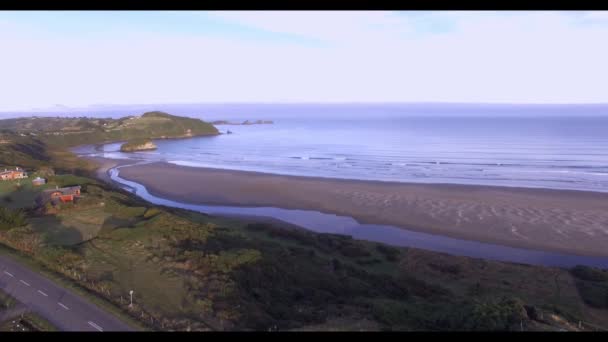 4k video de la costa chilena de Chiloé — Vídeo de stock