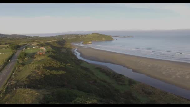 4k video de la costa chilena de Chiloé — Vídeo de stock