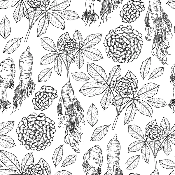 Grafik ginseng deseni