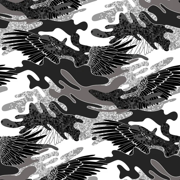 Abstracte camouflage patroon — Stockvector