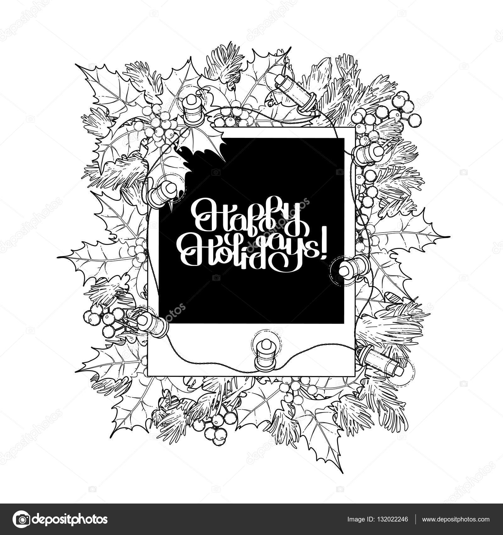 Graphic garland and photo paper Stock Vector Image by ©homunkulus28