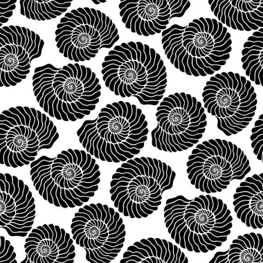 Grafik seashell desen