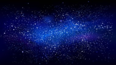 Outer space starry design clipart