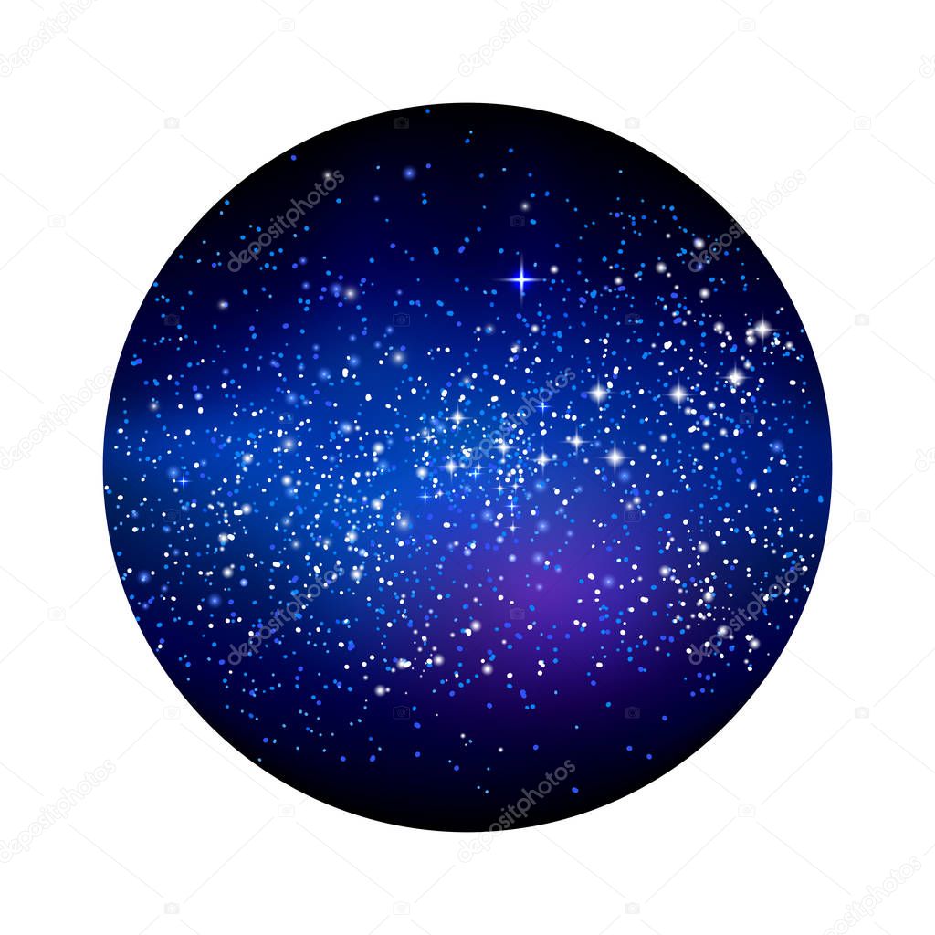 Outer space starry design