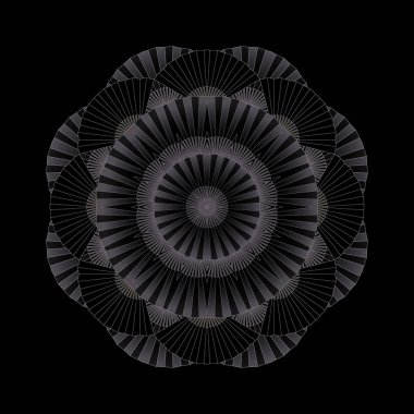 soyut daire süsleme