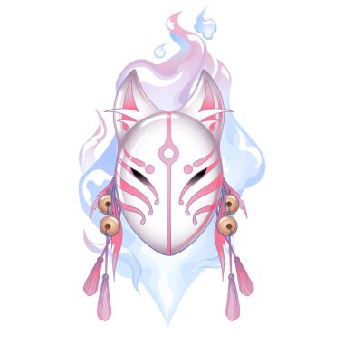 Grafik deamon fox maskesi