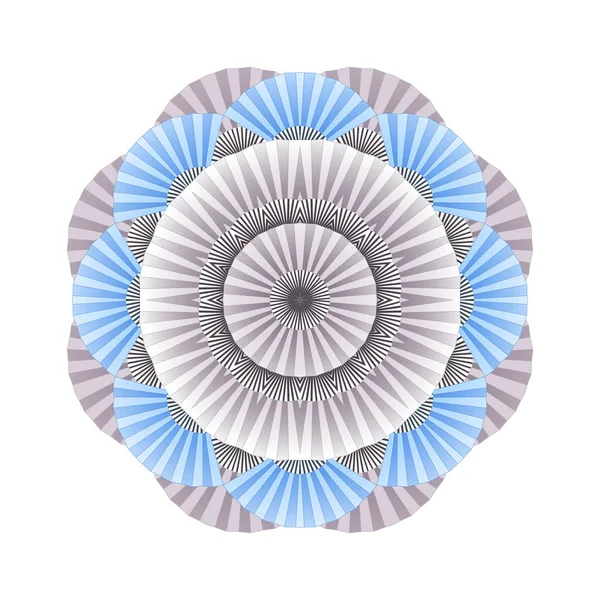 Abstraktní kruhu ornament — Stockový vektor