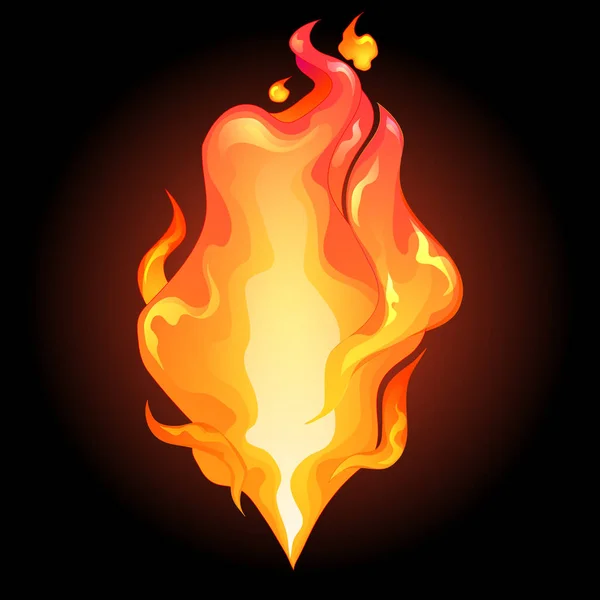 Анотація графічний вогню — стоковий вектор