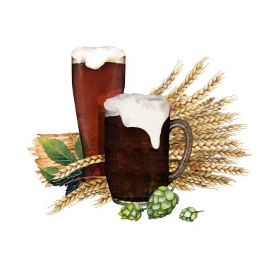 Suluboya bira tasarım