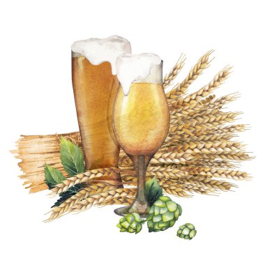 Suluboya bira tasarım