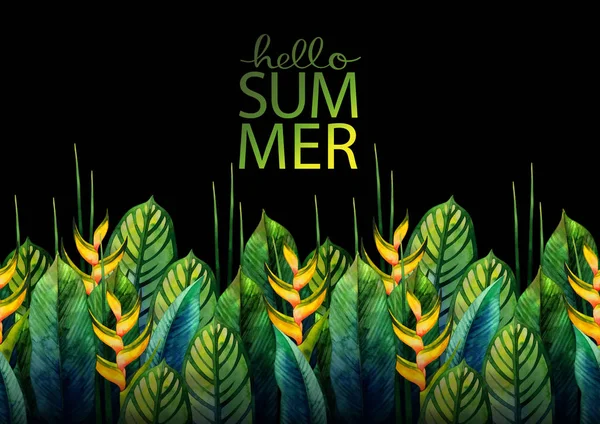 Suluboya heliconia tasarım